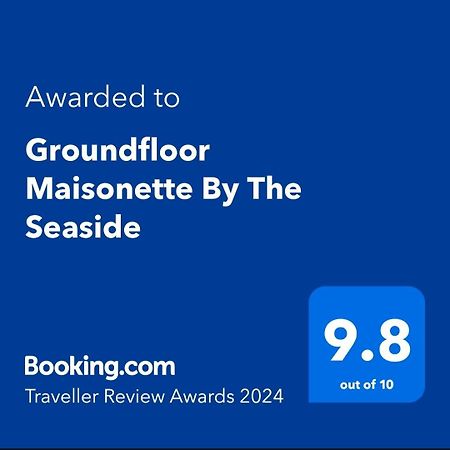 Groundfloor Apartment By The Sea, Fabulous Views San Pawl il-Baħar Kültér fotó
