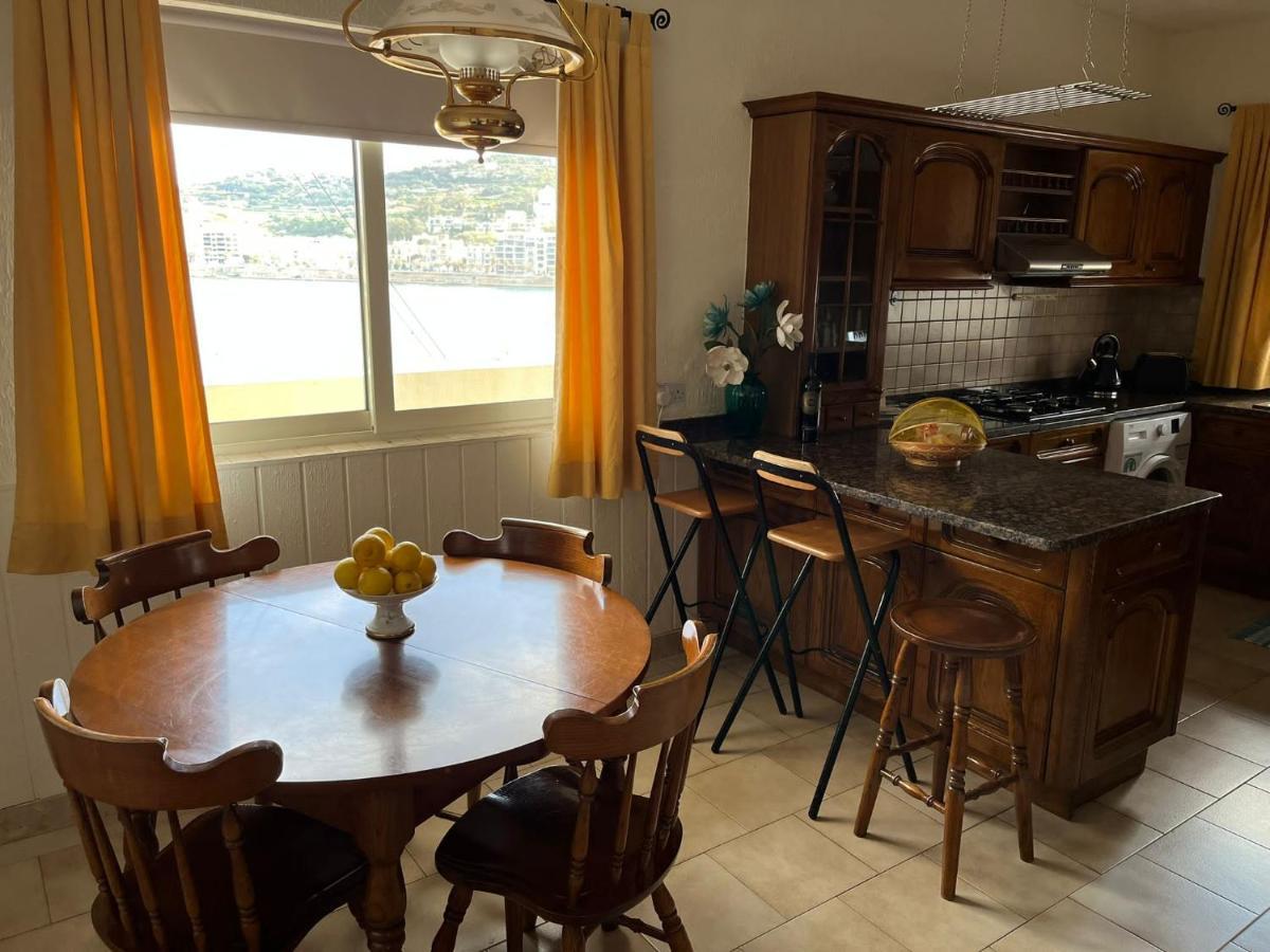 Groundfloor Apartment By The Sea, Fabulous Views San Pawl il-Baħar Kültér fotó